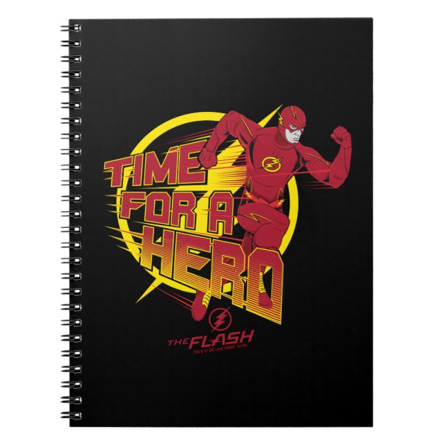The Flash | "Time For A Hero" Graphic Notebook (Front)