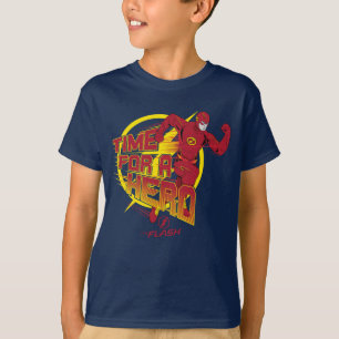 The Flash   "Time For A Hero" Graphic T-Shirt