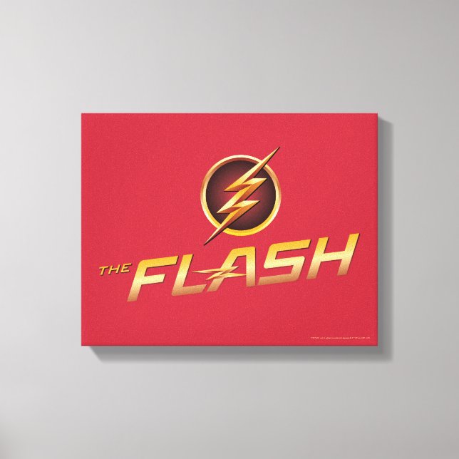 The Flash | TV Show Logo Canvas Print (Front)