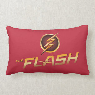 The Flash   TV Show Logo Lumbar Pillow