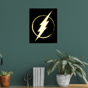 The Flash   Yellow Chest Emblem Foil Prints