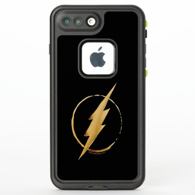 The Flash | Yellow Chest Emblem LifeProof iPhone Case (Back)