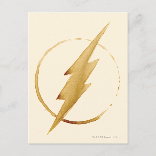 The Flash | Yellow Chest Emblem Postcard (Front)