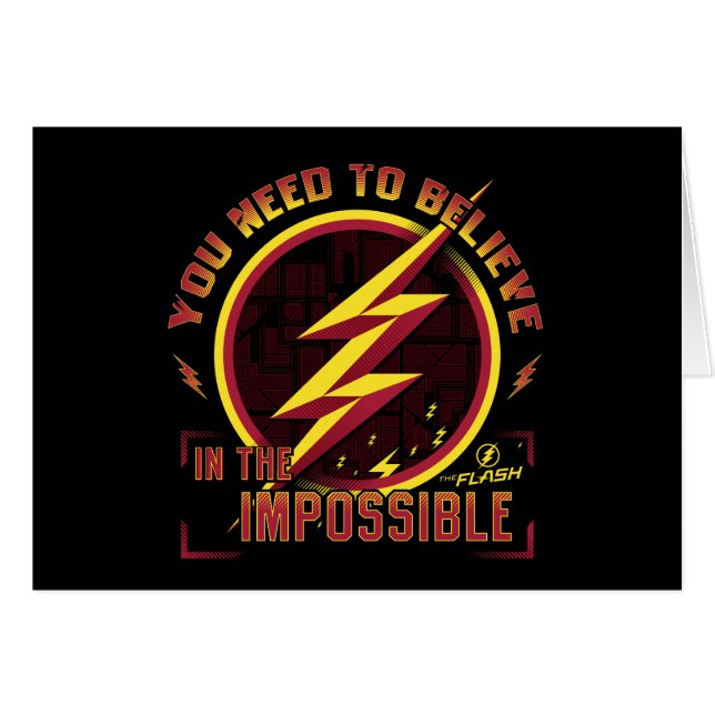 The Flash | You Need To Believe In The Imposible (Front Horizontal)