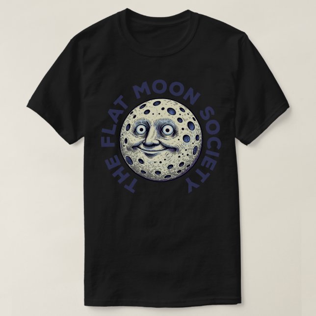 The Flat Moon Society T-Shirt (Design Front)