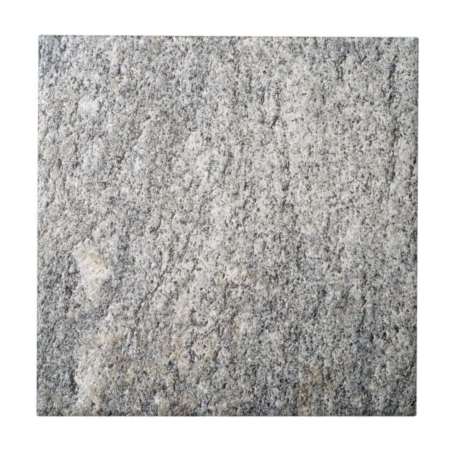 The flat surface of a grey granite stone tile (Front)