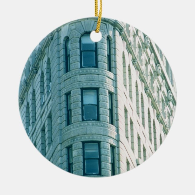 The Flatiron Building (photo) 2 Ceramic Ornament (Front)