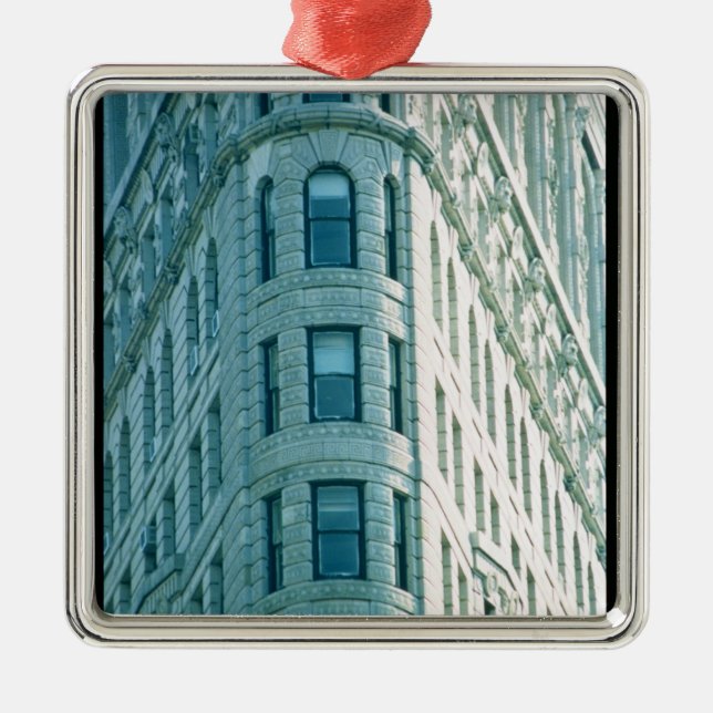 The Flatiron Building (photo) 2 Metal Ornament (Front)