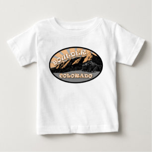 The Flatirons, Chautauqua Park, Boulder Colorado Baby T-Shirt