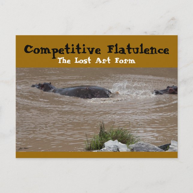 The Flatulent Defence Postcard (Front)