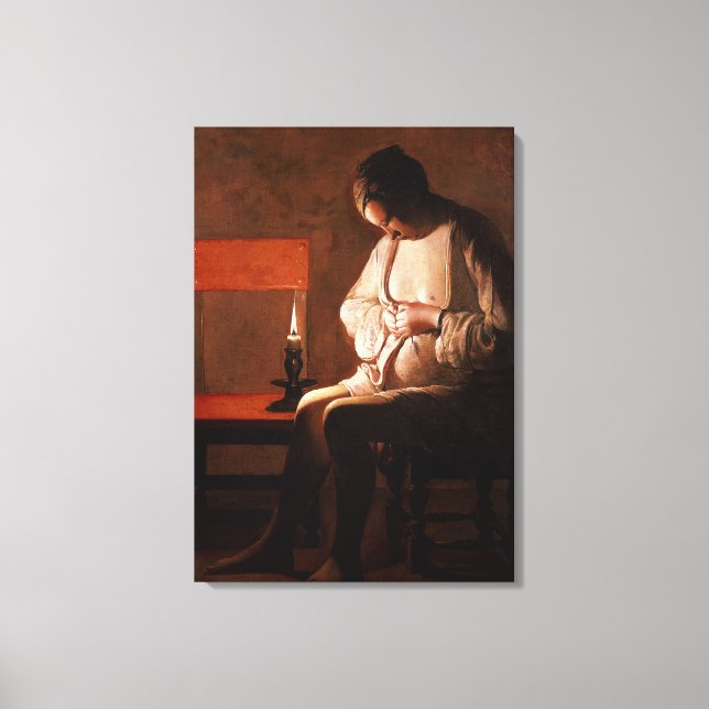 The Flea Catcher Canvas Print (Front)