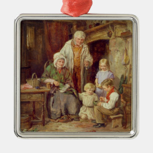 The Fledglings Metal Ornament