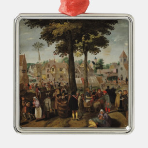 The Flemish Fair Metal Ornament