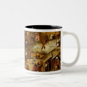 The Flemish Proverbs Two-Tone Coffee Mug