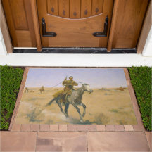 The Flight Frederic Remington 1895 Cowboy Indians