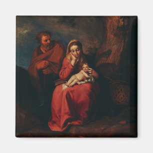 The Flight into Egypt by Abraham Bloemaert Magnet