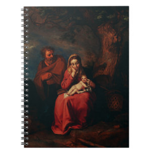 The Flight into Egypt by Abraham Bloemaert  Notebook