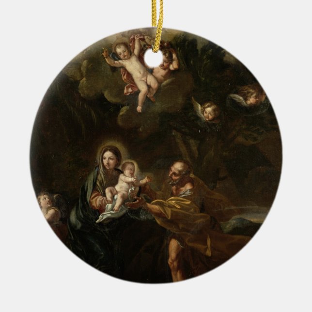 The Flight into Egypt Ceramic Ornament (Front)