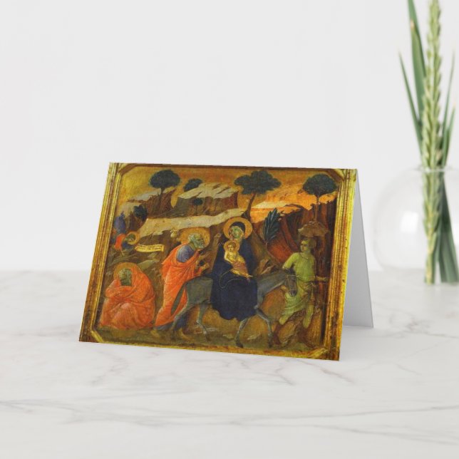 The Flight Into Egypt Christmas Holiday Card (Front)