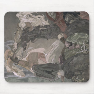 The Flight of Faust and Mephistopheles, 1896 Mouse Pad