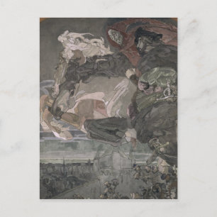 The Flight of Faust and Mephistopheles, 1896 Postcard