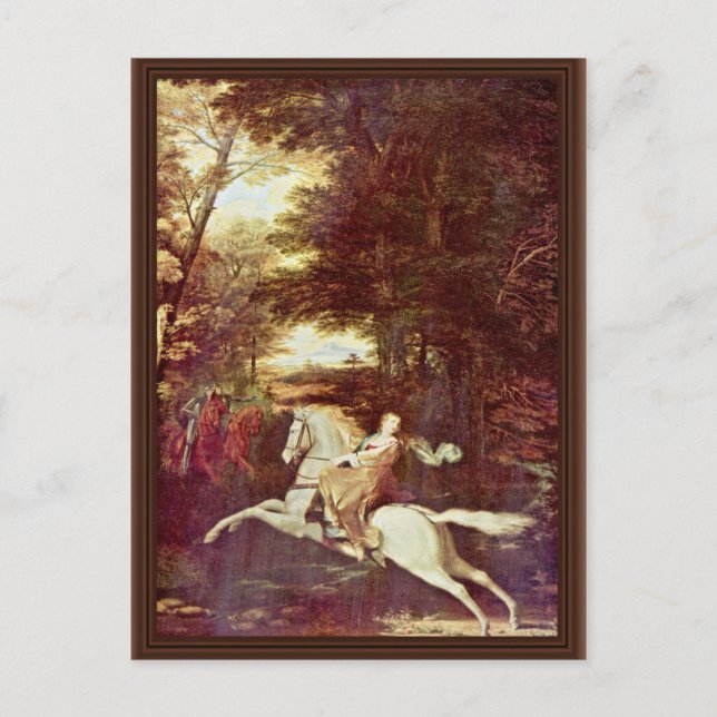 The Flight Of Florimell, Florimell Escape By Washi Postcard (Front)