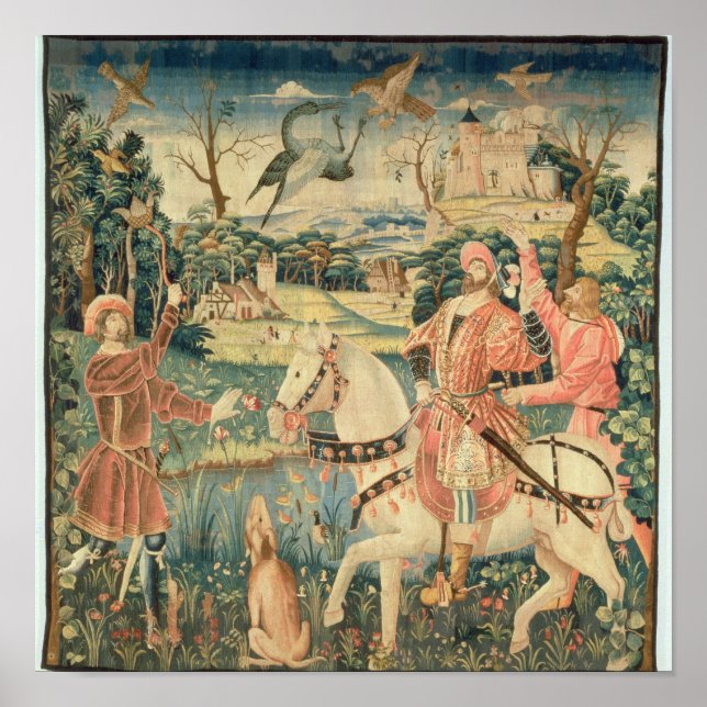 The Flight of the Heron, Franco-Flemish Poster (Front)