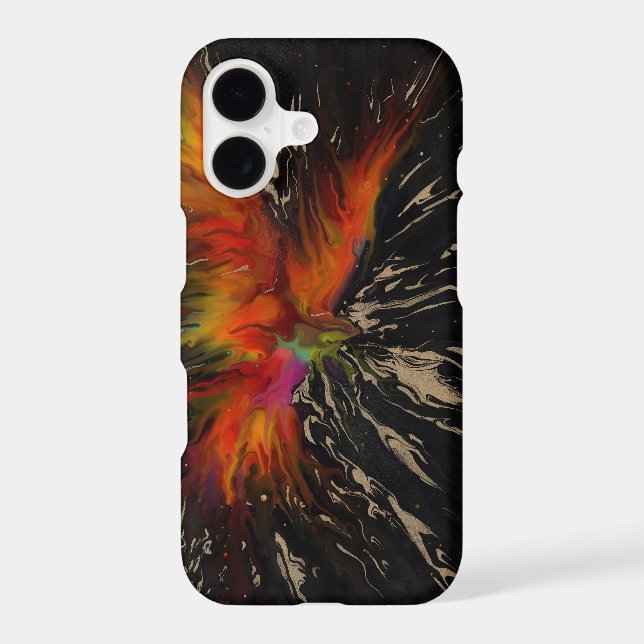 The Flight of the Phoenix – Fiery Abstract Rebirth (Back)