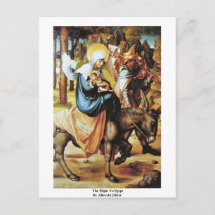 The Flight To Egypt By Albrecht Dürer Postcard