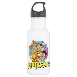 The Flintstones and Rubbles Family Graphic 532 Ml Water Bottle