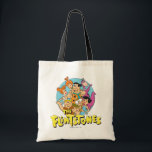 The Flintstones and Rubbles Family Graphic Tote Bag<br><div class="desc">The Flintstones | Check out the Flintstones and the Rubbles together in this graphic for 'The Flintstones' TV show, featuring the show logo.</div>