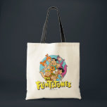 The Flintstones and Rubbles Family Graphic Tote Bag<br><div class="desc">The Flintstones | Check out the Flintstones and the Rubbles together in this graphic for 'The Flintstones' TV show,  featuring the show logo.</div>