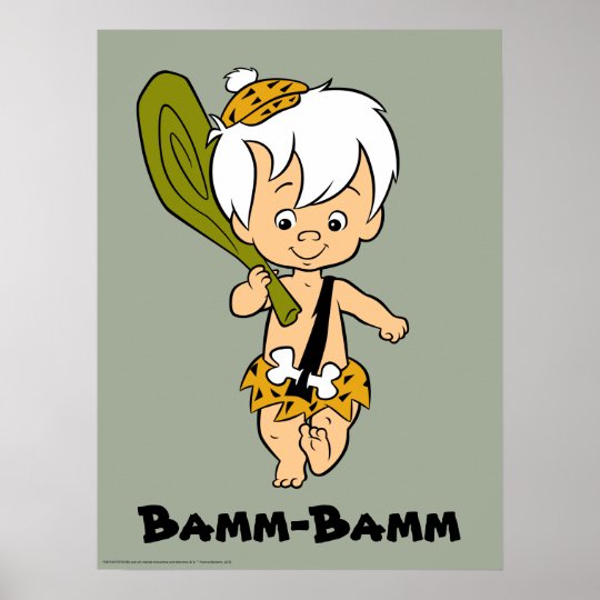 The Flintstones | Bamm-Bamm Rubble Poster | Zazzle.ca