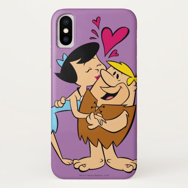 The Flintstones | Betty Kissing Barney Case-Mate iPhone Case (Back)