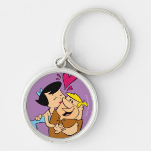 The Flintstones   Betty Kissing Barney Keychain
