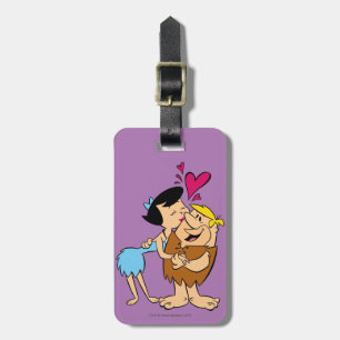 The Flintstones   Betty Kissing Barney Luggage Tag
