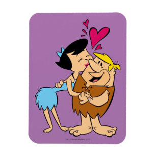 The Flintstones Betty Kissing Barney Magnet