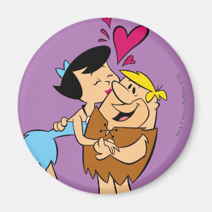 The Flintstones Betty Kissing Barney Magnet