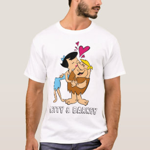 The Flintstones   Betty Kissing Barney T-Shirt