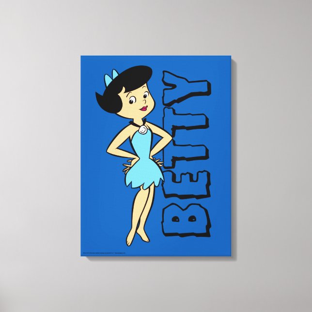 The Flintstones | Betty Rubble Canvas Print (Front)