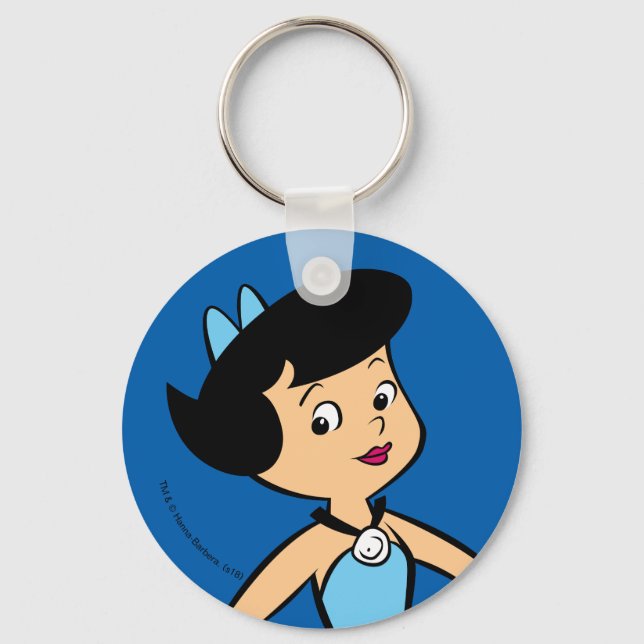 The Flintstones | Betty Rubble Keychain (Front)