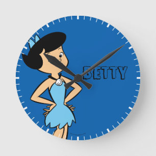 The Flintstones   Betty Rubble Round Clock