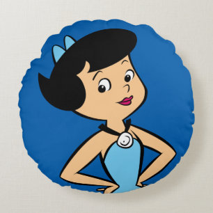 The Flintstones   Betty Rubble Round Pillow