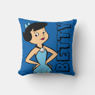 The Flintstones   Betty Rubble Throw Pillow