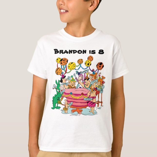 The Flintstones | Birthday Party T-Shirt (Front)