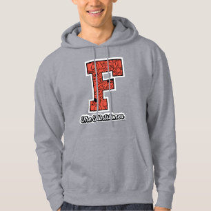 The Flintstones   Collegiate Style Monogram Hoodie