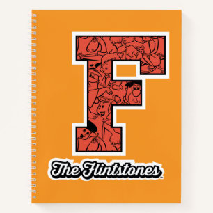 The Flintstones   Collegiate Style Monogram Notebook