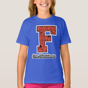 The Flintstones Collegiate Style Monogram T-Shirt