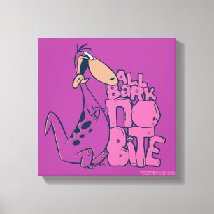 The Flintstones   Dino - All Bark No Bite Canvas Print