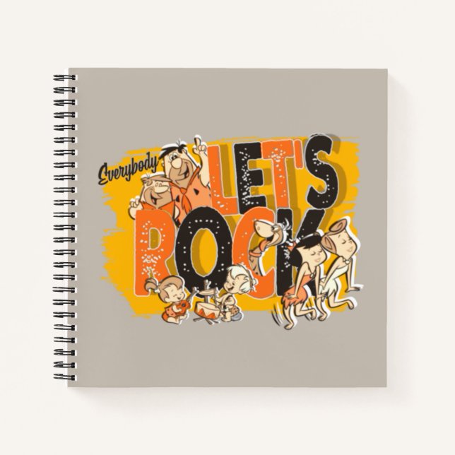 The Flintstones | Everybody Let's Rock Notebook (Front)